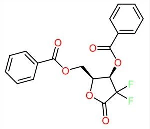 2-Deoxy-2,2-Difluro-D-Erythro-Pentafuranous -1-Ulose-3,5-Dibenzoate (T6) CAS NO.122111-01-7